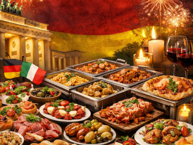 Abendbuffet am Tag der deutschen Einheit